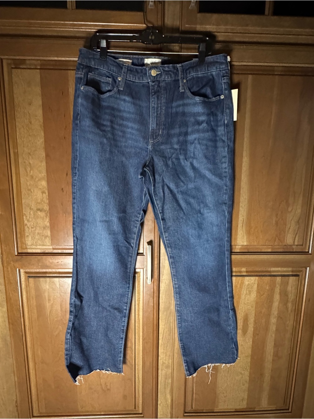 Universal Thread Women's Boot Cut Jeans in Dark Blue Denim